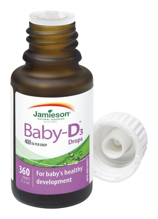 JAMIESON Baby-D3 Vitamin D3 400 IU drops 11.7ml