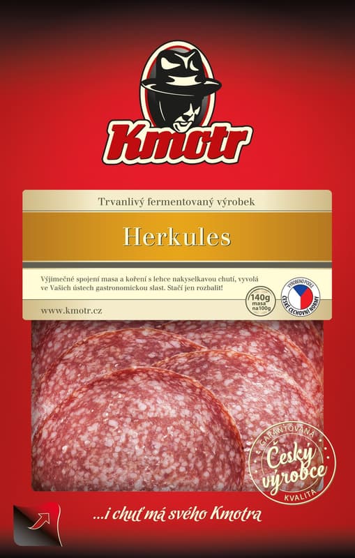 Kmotr Hercules sliced