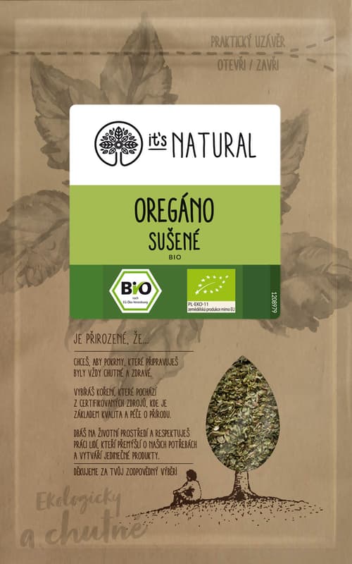 It´s Natural BIO Oregáno sušené