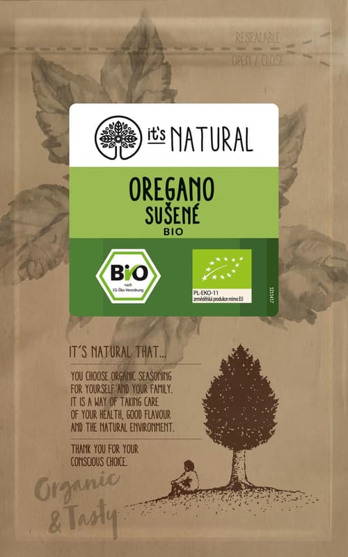 It´s Natural BIO Oregáno sušené