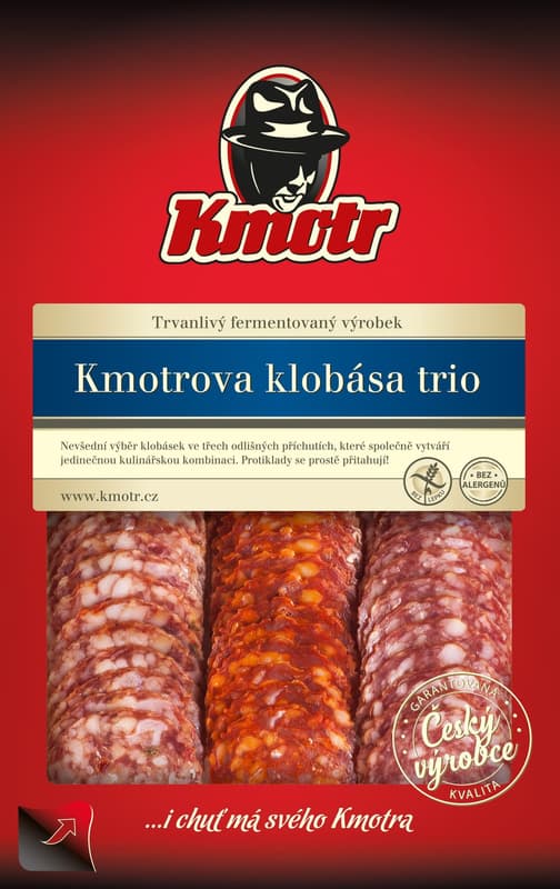 Kmotr Godfather sliced ​​sausage trio