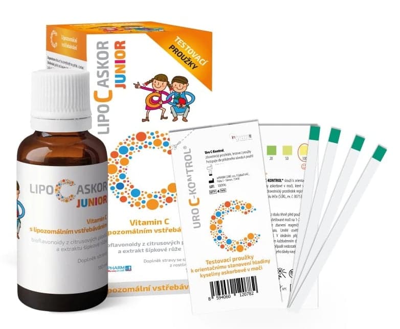 LIPO C ASKOR Junior tekutý lipozomální vit.C 110ml