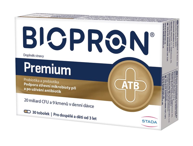 Biopron Premium probiotika a prebiotika tob.30