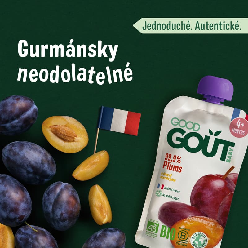 Good Gout BIO Kapsička švestka