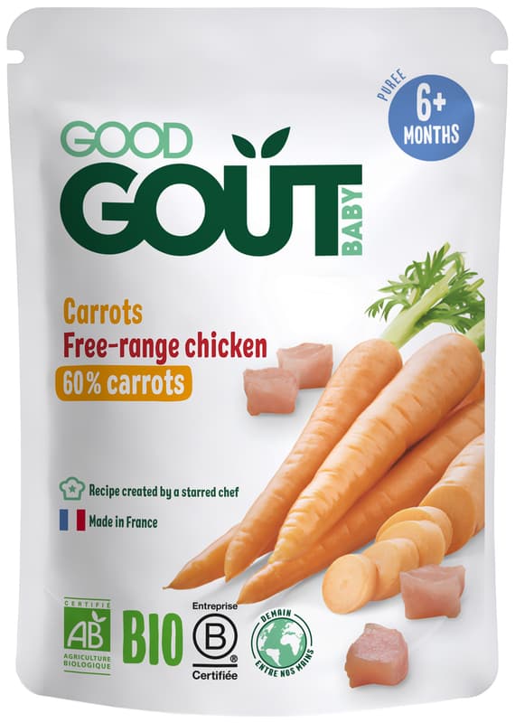 Good Gout BIO Carrots with farm chick