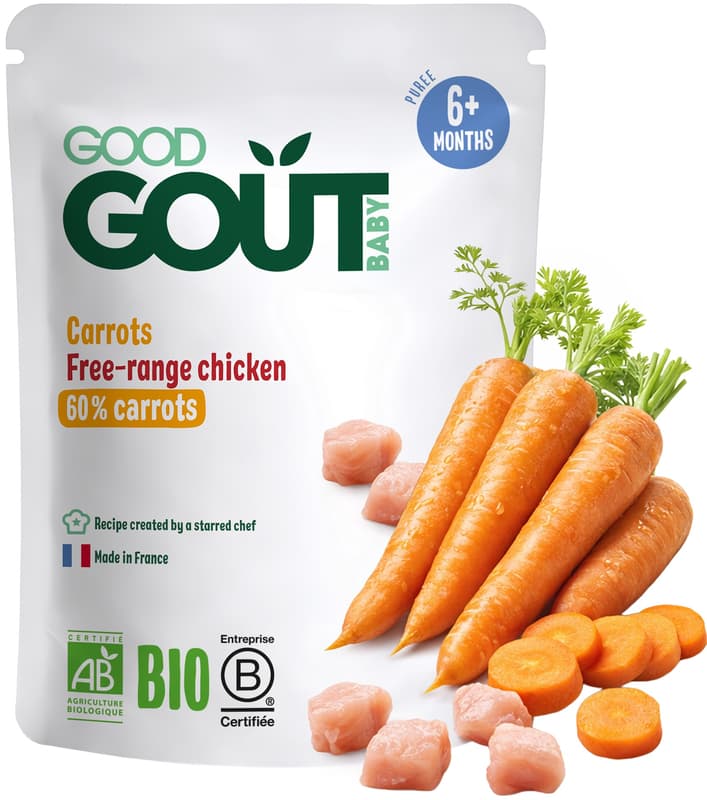 Good Gout BIO Carrots with farm chick