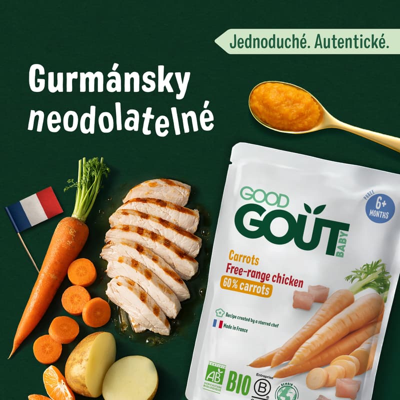Good Gout BIO Carrots with farm chick