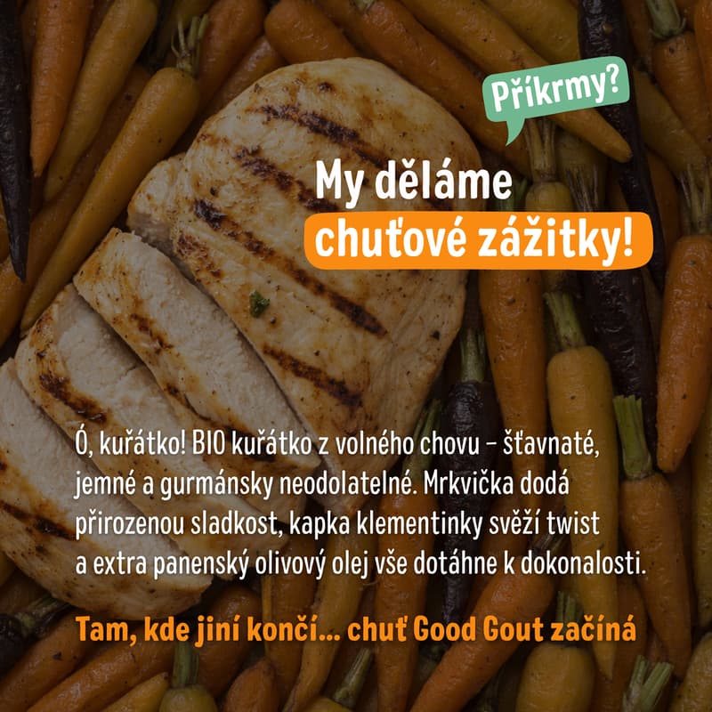 Good Gout BIO Carrots with farm chick