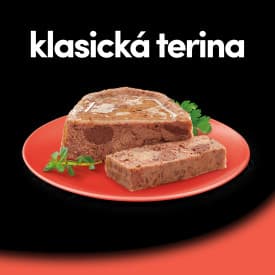 Cesar Vanička with beef and liver