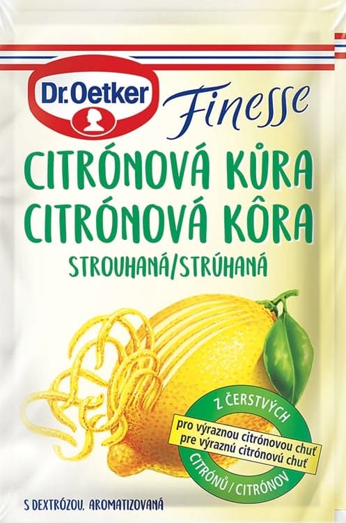 Dr. Oetker Finesse lemon peel grated