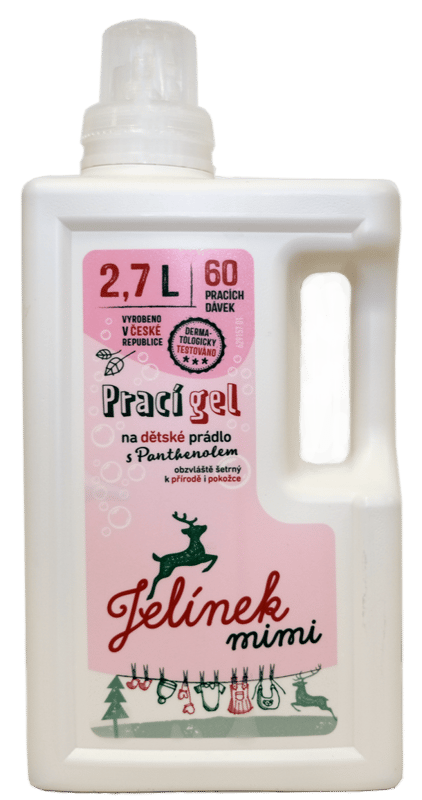 Jelínek Prací gel na dětské prádlo s panthenolem mimi (2,7l)