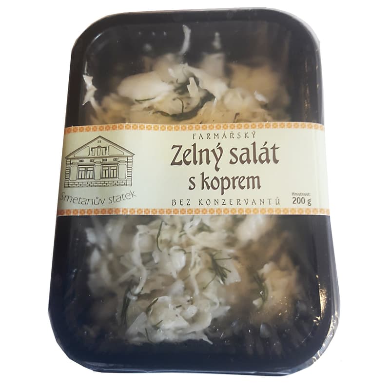 Farmer's cabbage salad with dill
