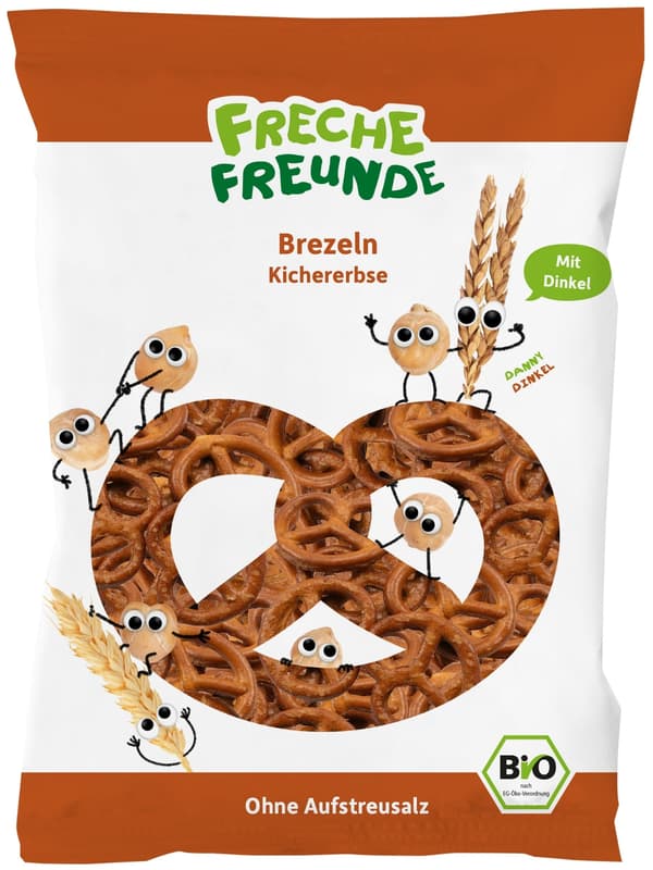 Freche Freunde BIO Špaldové preclíky s cizrnou