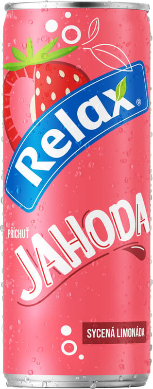 Relax Jahoda sycená limonáda