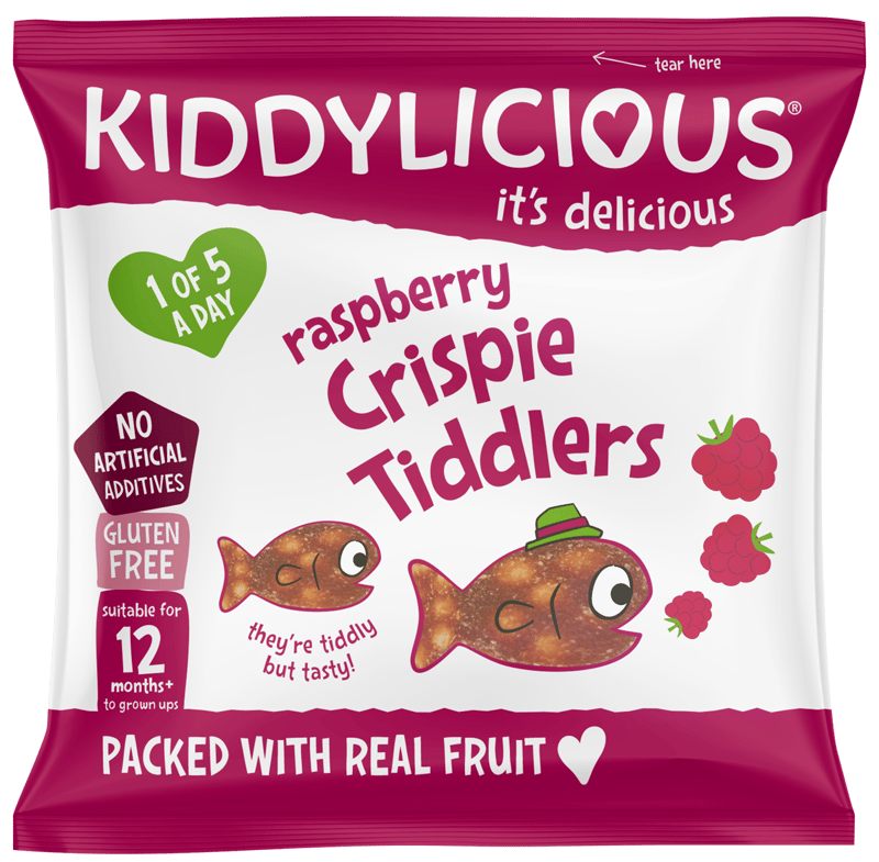 Kiddylicious Křupavé rybičky malinové