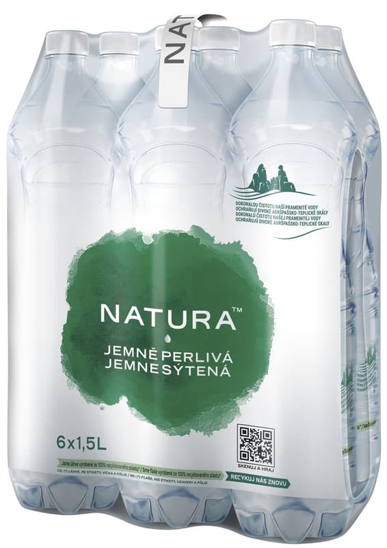Natura Gently sparkling water (6 × 1.5l)