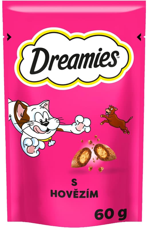 Dreamies Pamlsky s lákavým hovězím pro kočky