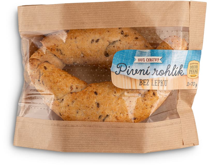 Doktor Pekař Gluten-free beer croissant DUOPACK 2 × 70 g
