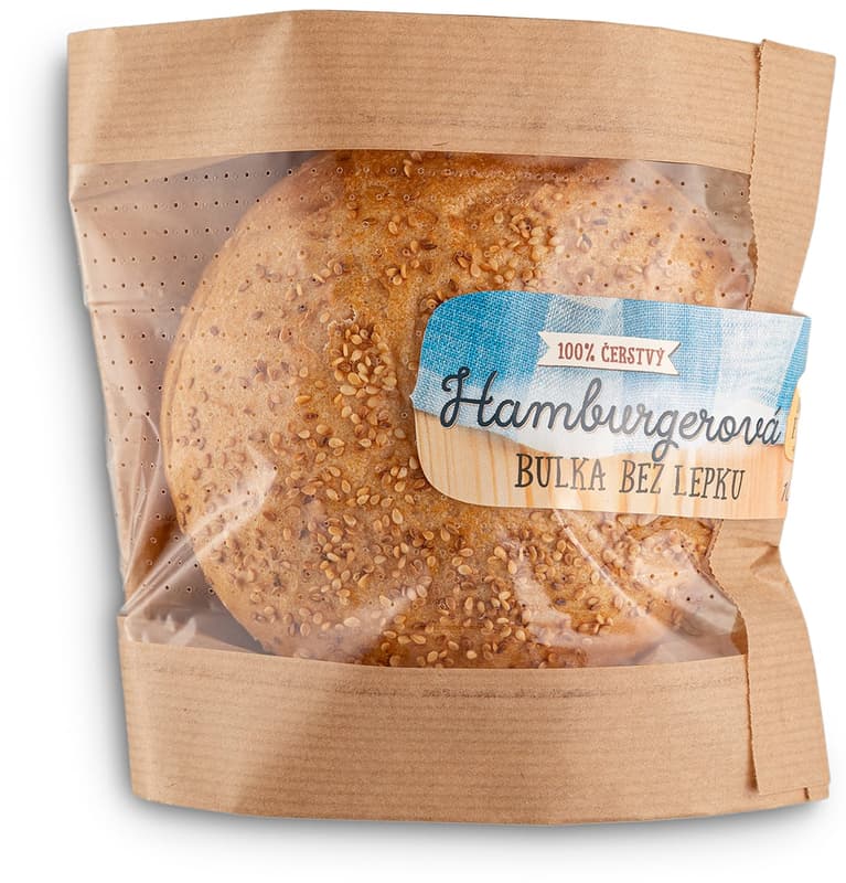 Doktor Pekař Bezlepková hamburgerová bulka sezam