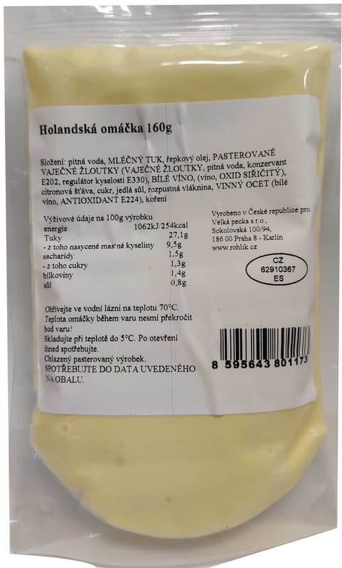 Rohlik.cz Dutch sauce