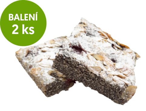 DoDo Makový koláč s višněmi a mandlemi bez lepku