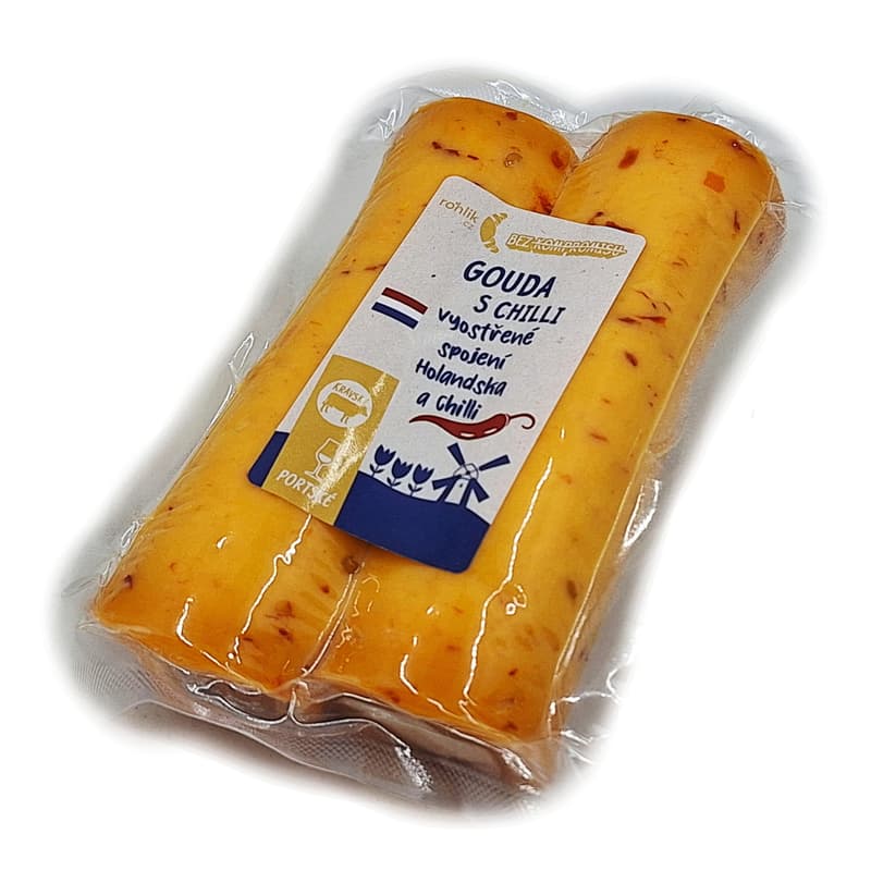 Rohlik.cz Gouda with chili cutout
