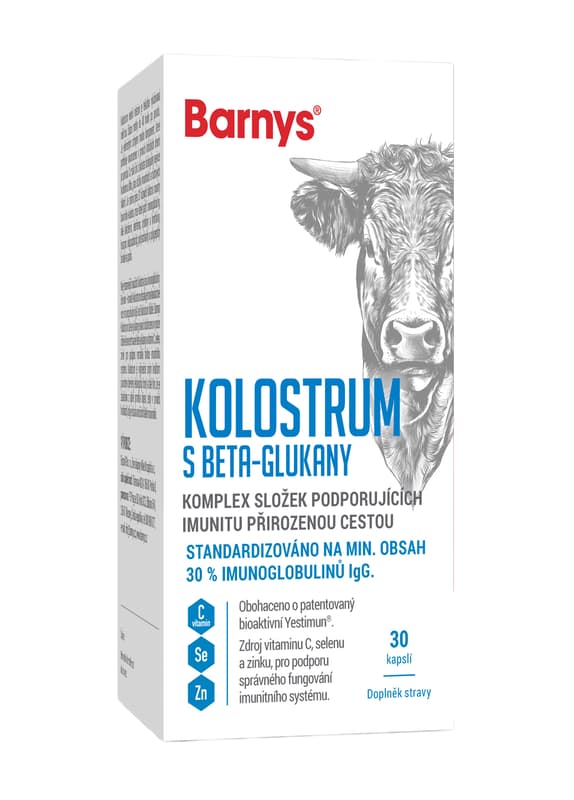 Barnys Kolostrum s beta-glukany cps.30