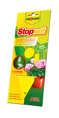 Propher Stopset Lepové šipky žluté 14×5 cm