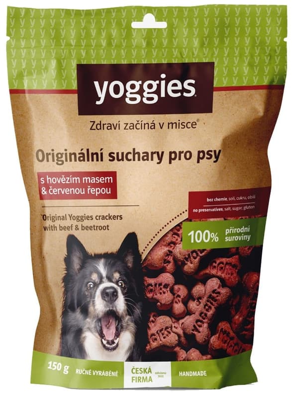 Yoggies - Original biscuits for dogs with beef & beets
