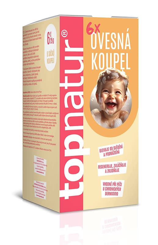 Oatmeal bath for children 6x25g TOPNATUR