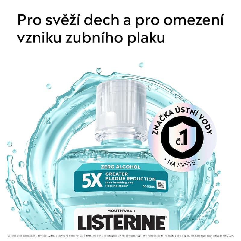 Listerine Cool Mint Mild Taste ústní voda