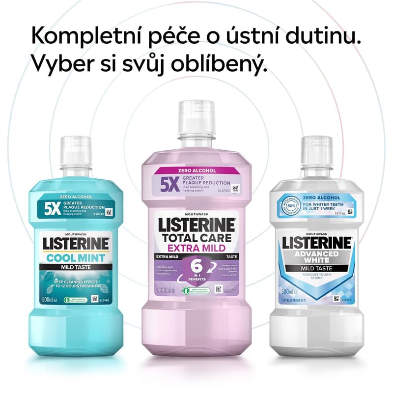Listerine Cool Mint Mild Taste ústní voda