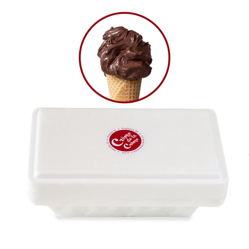 Crème de la Crème Ice cream with dark chocolate