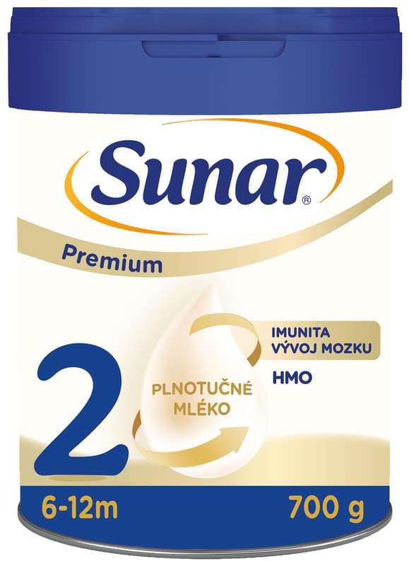 Sunar Premium 2 HMO, pokračovací mléčná kojenecká výživa