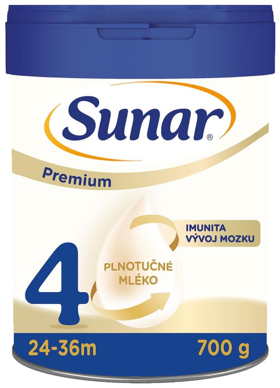 Sunar Premium 4 HMO, mléčná výživa pro malé děti