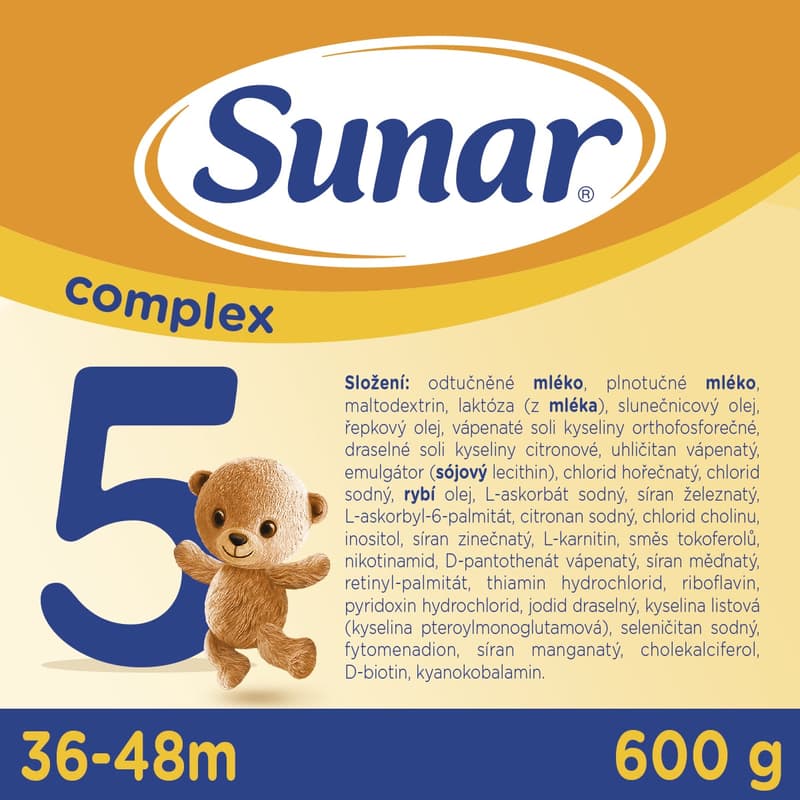 Sunar Complex 5 dětské mléko
