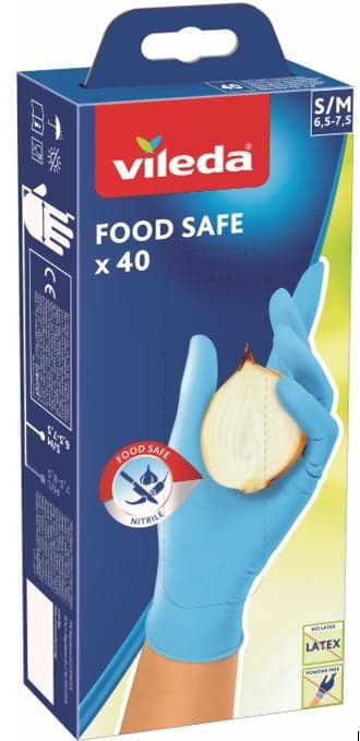 Vileda MultiSensitive gloves size S / M, 40pcs