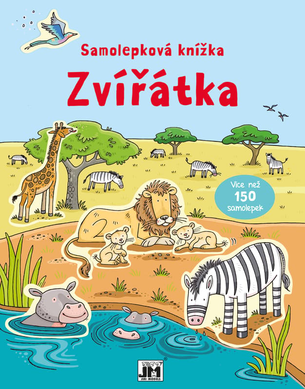 JIRI MODELS Samolepková knížka zvířátka