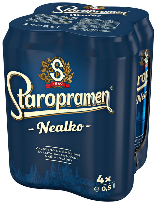 Staropramen non-alcoholic baking sheet 4×0,5 l