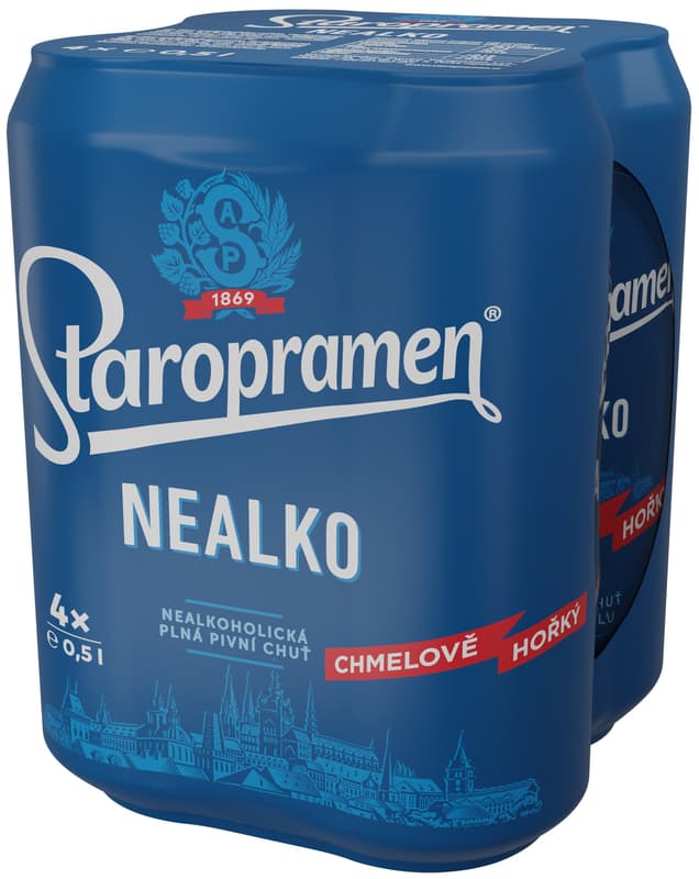 Staropramen non-alcoholic baking sheet 4×0,5 l
