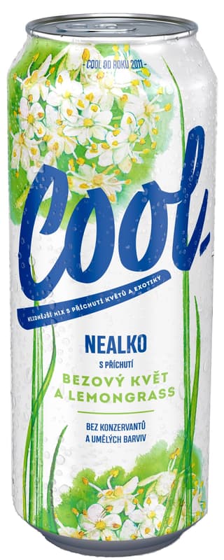 Cool Elderflower & lemongrass soft drink 4×0,5 l