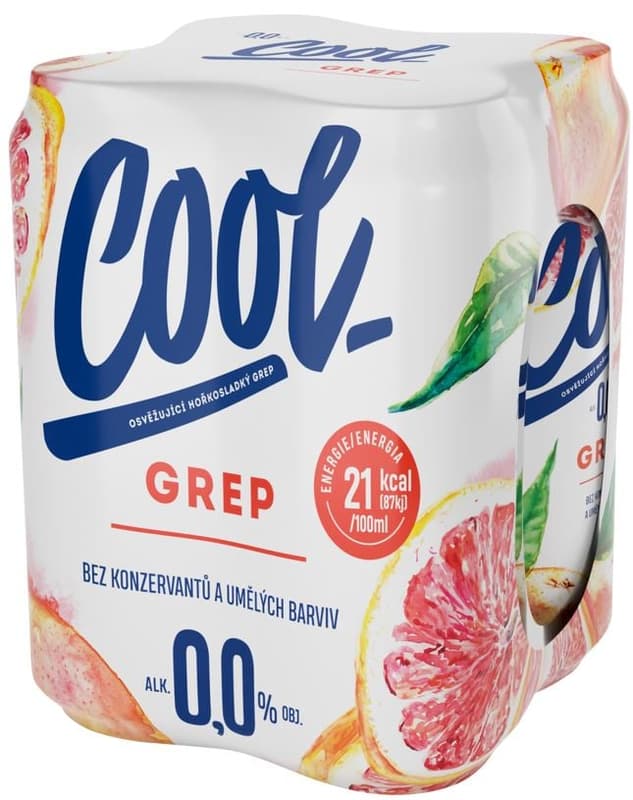 Cool Grapefruit soft metal 4×0,5 l
