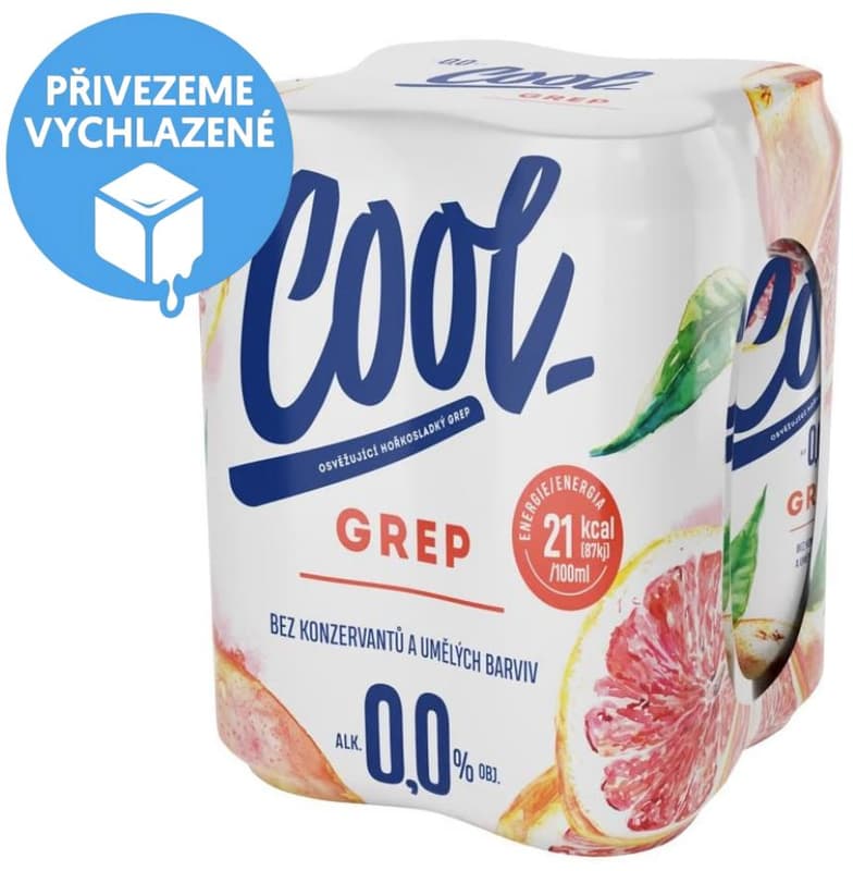 Cool Grapefruit soft metal 4×0,5 l