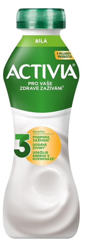 Activia probiotický jogurtový nápoj bílý