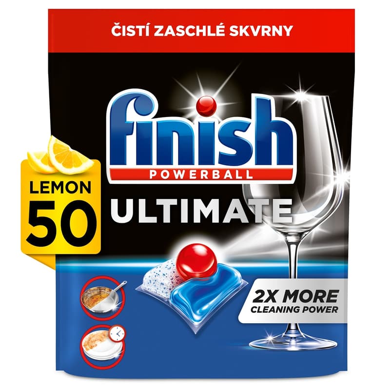 Finish Quantum Ultimate Lemon Sparkle - dishwasher capsules