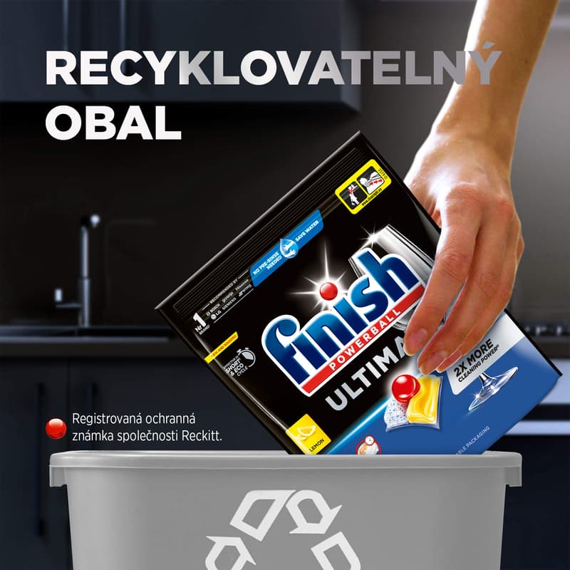 Finish Quantum Ultimate Lemon Sparkle - dishwasher capsules