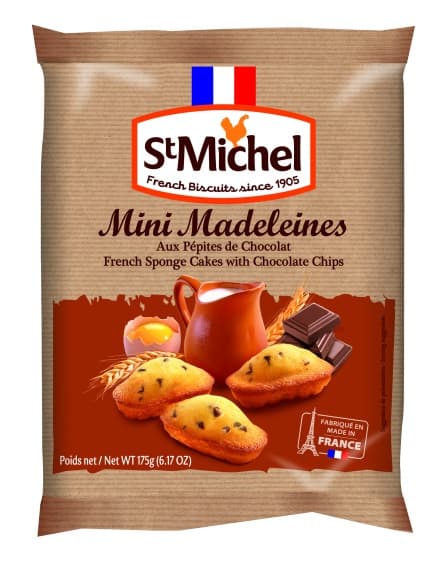 St Michel Mini Madlenky s kousky čokolády