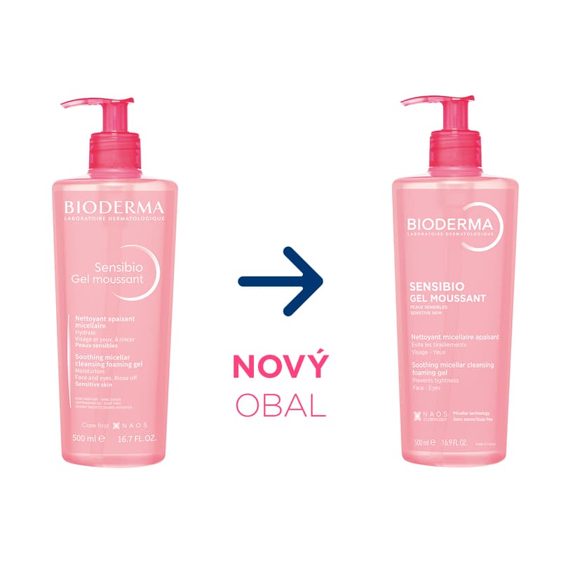 BIODERMA Sensibio Gel moussant 500ml