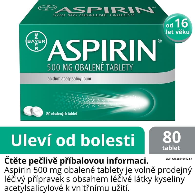 ASPIRIN 500MG coated tablets 80