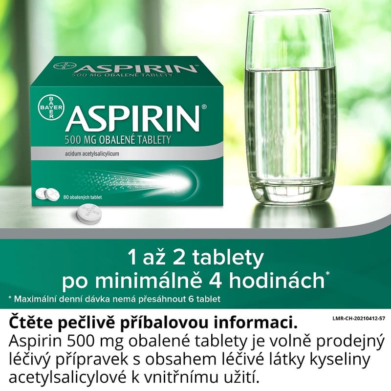 ASPIRIN 500MG coated tablets 80